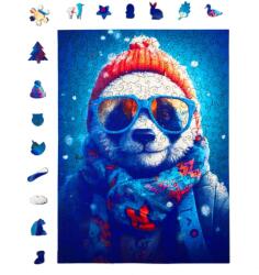 Milliwood Cezary, az őrült panda fa puzzle (5023)