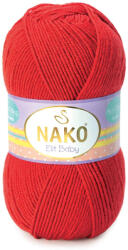  Nako Elit baby bolyhosodásmentes fonal 00207 - Piros