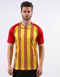 Givova SHIRT TRATTO INTERLOCK ROSSO/GIALLO Tg. S