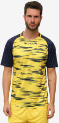 Givova SHIRT PIXEL INTERLOCK dressz kék-sárga S