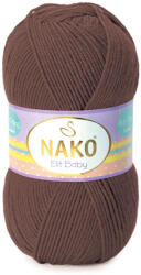  Nako Elit baby bolyhosodásmentes fonal 04367 - Csokibarna