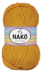  Nako Elit baby bolyhosodásmentes fonal 01636 - Mustár