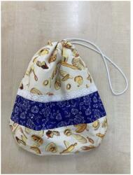 MK Bea Kiscipós zsák kék virágmintás betéttel