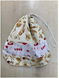 MK Bea Kiscipós zsák - Love kutyás mintával