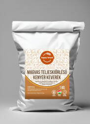 Happy Bread Magvas Teljeskiőrlésű Kenyér Sütőkeverék, Lisztkeverék 1kg ajándékként, szállítási díj kompenzációké VÁLASZTHATÓ A KOSÁROLDALON