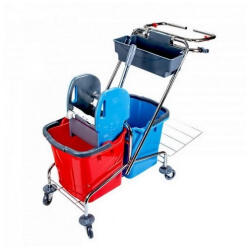 Uctem Plas Takarítókocsi króm vázas 2 x 25 liter CK760-T (CK760-T) - iroszer24