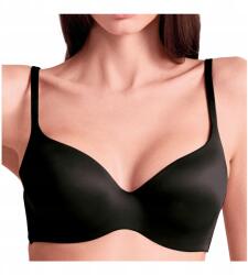 Lormar Merevítős melltartó Lormar Ultrashine, Size 85C, mikroszálas, fekete (biustonosz stanik czarny soft usztywniany)