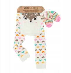 Zoocchini Csúszásgátló leggings és zokni Szarvas 6-12M (810608030206)