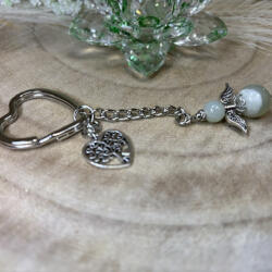  Kulcstartó Zöld Aventurin Ásvánnyal