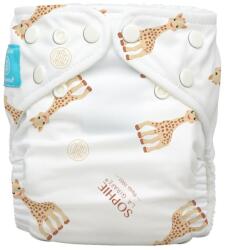 Charlie Banana Scutec textil refolosibil Charlie Banana cu inserturi din cânepă, Sophie La Girafe