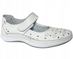 Goodin Női félcipő, Size 36, bőr, fehér (GD-LX1049)