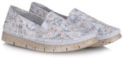 Maciejka Női félcipő Maciejka 03512-66/00-0, virágok, pasztell, bőr, Size 39 (03512-66/00-0 KWIATY PASTEL)