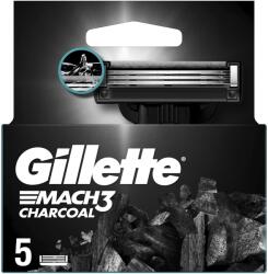 Gillette Mach3 Charcoal borotva utántöltő, 5 db, férfiaknak (8700216062770)