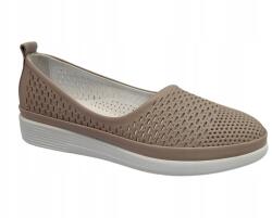 Ravini Női félcipő, Size 39, bőr, bézs (128.60-1)