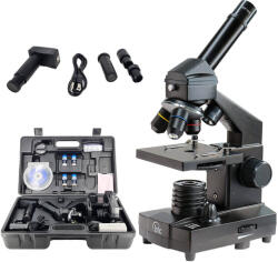 BTC Set microscop biologic Student 12 cu camera (40-640x) pentru copii si elevi