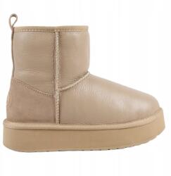 Emu Australia Hótaposó Emu Australia Stinger Mini Flatform Leather W13189 sand 37, Pia (W13189 SAND)