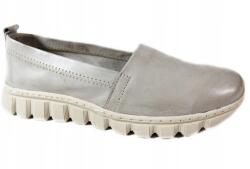 Helios Félcipő Helios 405, Size 40, bőr, szürke, Lico (405)