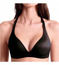 Lormar Ultrashine melltartó, Size 80B, fekete, enyhén merevített, mikroszálas (stanik usztywniany bez fiszbin Shine)