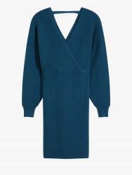 Bonprix 40/42 Ruha, kötött, borítékos nyakkivágással, kék