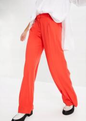 Bonprix Széles Szárú Nadrág, piros, Size 44, poliészter-viszkóz-elasztán (9056260)