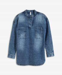 Bonprix farmer tunika ing, Size 40, kék, pamut