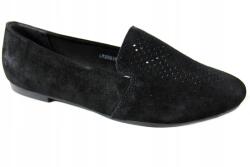 S. Barski félcipő, Size 39, fekete, velúr bőr (LR29515)