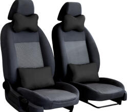  Autós nyak és derékpárna szett Candy Eco Prémium bőr fekete színben PÁRBAN (CANDYECO2PA)