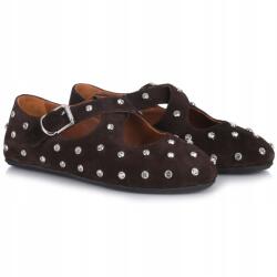 Bombonella Női félcipő Bombonella barna bőr 3T 24-42 Brown Suede MÉRET. 40 (3T 24-42 BROWN SUEDE)