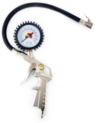  AMIO Autós Légnyomásmérő keréknyomásmérő pisztoly órával 12 bar 170psi (01279)
