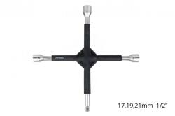  AMIO Gumírozott keresztkulcs 7-19-21-1 / 2 " PRÉMIUM (02402)