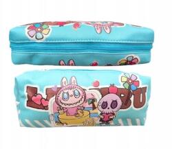  Labubu rózsaszín tolltartó - aranyos toll- és színes ceruzatartó (PIÓRNIK LABUBU WODOODPORNY MODEL 1)