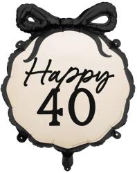 PartyDeco Balon din folie - Happy "40