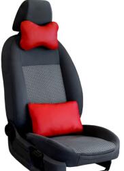  Autós nyak és derékpárna szett Candy Prémium Eco bőr piros színben (CANDYECO3)