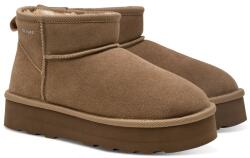 s. Oliver hótaposó, szőrmével, taupe, velúrbőr, Size 41 (5-26352-41 341 TAUPE)