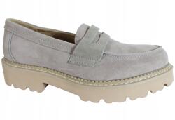 Filippo félcipő, bézs, velúr, Size 41 (dp6090)