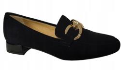 Nessi Félcipő, Size 36, Bőr, Fekete, Velúr (21039)