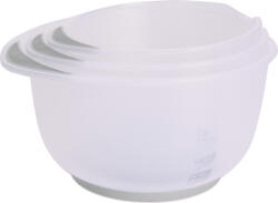 Excellent Houseware Set 3 boluri mixare Excellent Houseware, plastic, 16 19 22x12 cm, transparent gri (KO-030000130G) Castron