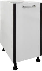 International Service Corp inferior cu 1 usa si 3 sertare ascunse , Sanremo Crem /Crem , 40 x 52 x 82 cm
