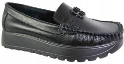 VINCEZA Női papucs, Size 39, bőr, fekete (66771)