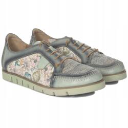 Maciejka Női félcipő, zöld, bőr, Size 38, fűzős (06784-09/00-1 ZIELONY)