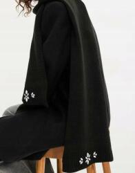 Bonprix Univerzális Női Sál És Sapka Szett, fekete, 100% akril