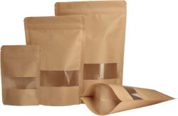 Msg Ambalaje Pungi tip stand-up pouch cu fereastra si fermoar ziplock - roambalaje - 60,50 RON
