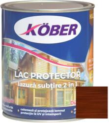 Kober Lac lazura subtire 2 in 1 pentru lemn, Kober, palisandru, interior exterior, 0.75 L