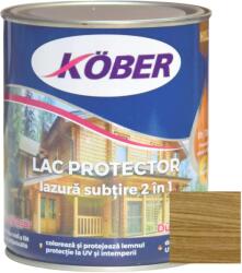 Kober Lac lazura subtire 2 in 1 pentru lemn, Kober, stejar inchis, interior exterior, 0.75 L