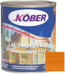 Kober Lac lazura subtire 2 in 1 pentru lemn, Kober, teak, interior exterior, 0.75 L