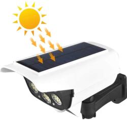 Lampa Solara tip Camera, Incarcare Solara, LED, Cu Senzor de Miscare, Alb (2178T)