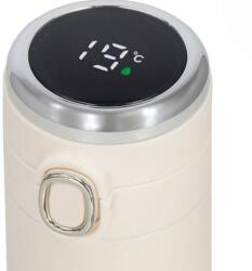 SPRINGOS Termos cu afisaj de temperatura Springos, Otel inoxidabil, 500 ml, Crem (WDB-420(11))