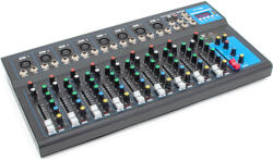 Thunder Germany F10 - 10 csatornás stúdió / zenekari keverő, USB, Bluetooth + Effekt - thundergermany