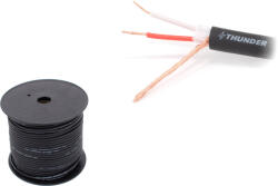 Thunder Germany M008 Mikrofonkábel, 2 ér + árnyékolás, fekete - thundergermany