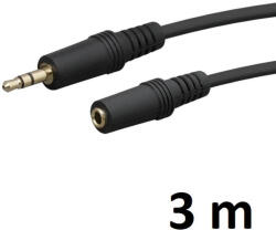 Thunder Germany SC90-3 sztereo jelkábel (3, 5 mm Jack papa - 3, 5 mm Jack mama) - (3 m) - thundergermany